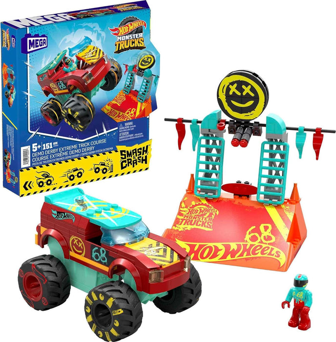 Mega Bloks Hot Wheels: Monster Trucks - Demo Derby Extreme Trick