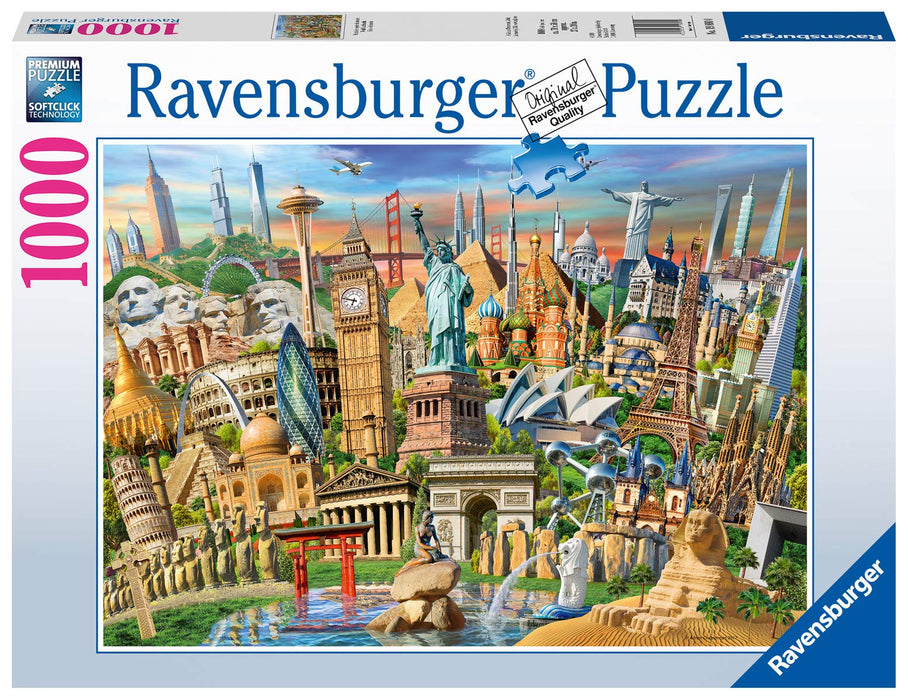 Ravensburger Rompecabezas Adultos: Hitos del mundo 1000 piezas