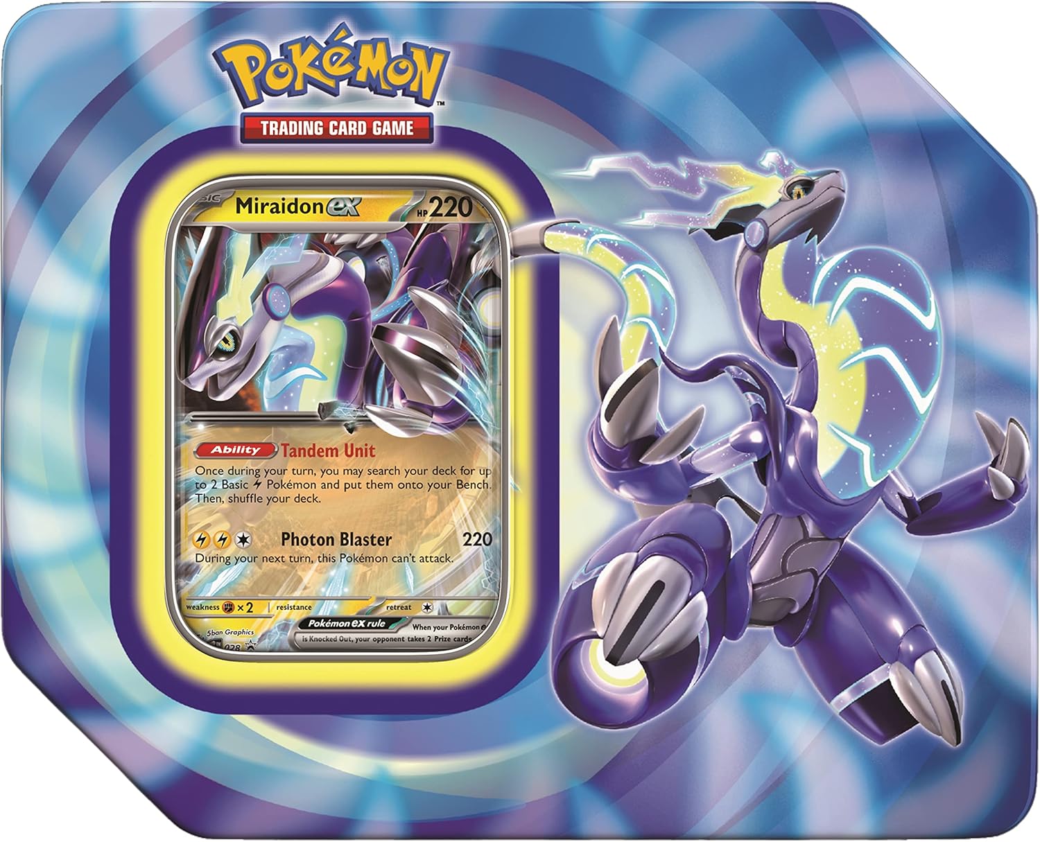 Pokemon TCG Escarlata y Purpura: Lata Leyendas de Paldea en Español Surtido