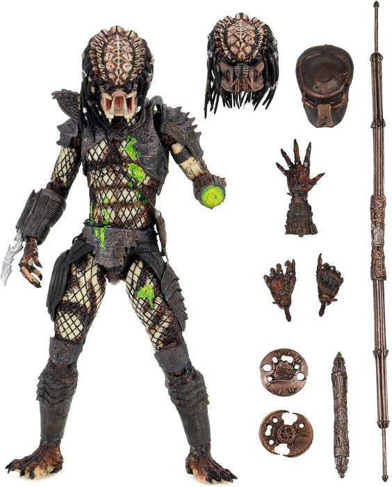 NECA Figura de Accion Ultimate: Depredador 2 - Cazador de la Ciudad Herido 7 Pulgadas