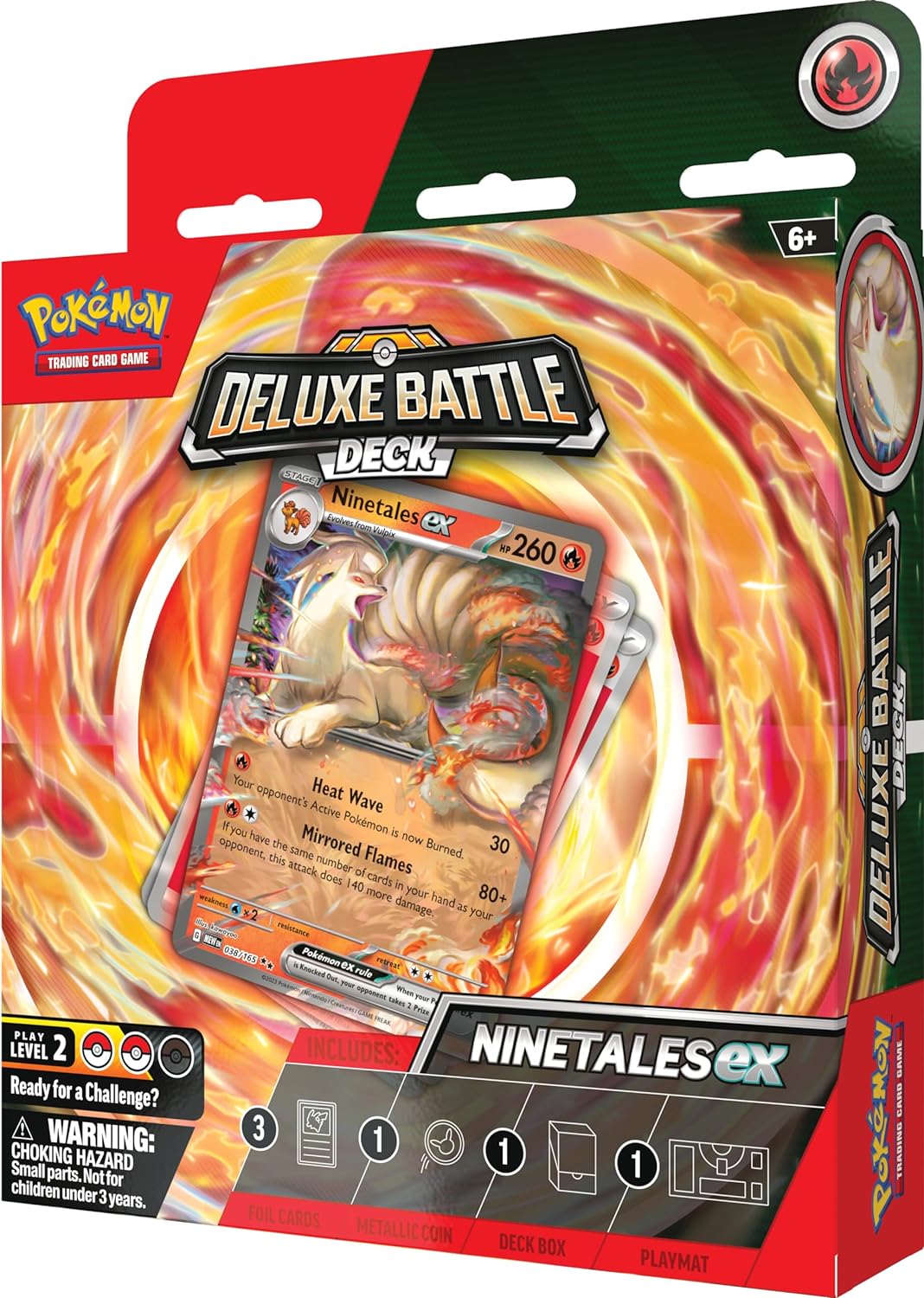 Pokemon TCG: Battle Deck Deluxe Ninetails Ex En Ingles