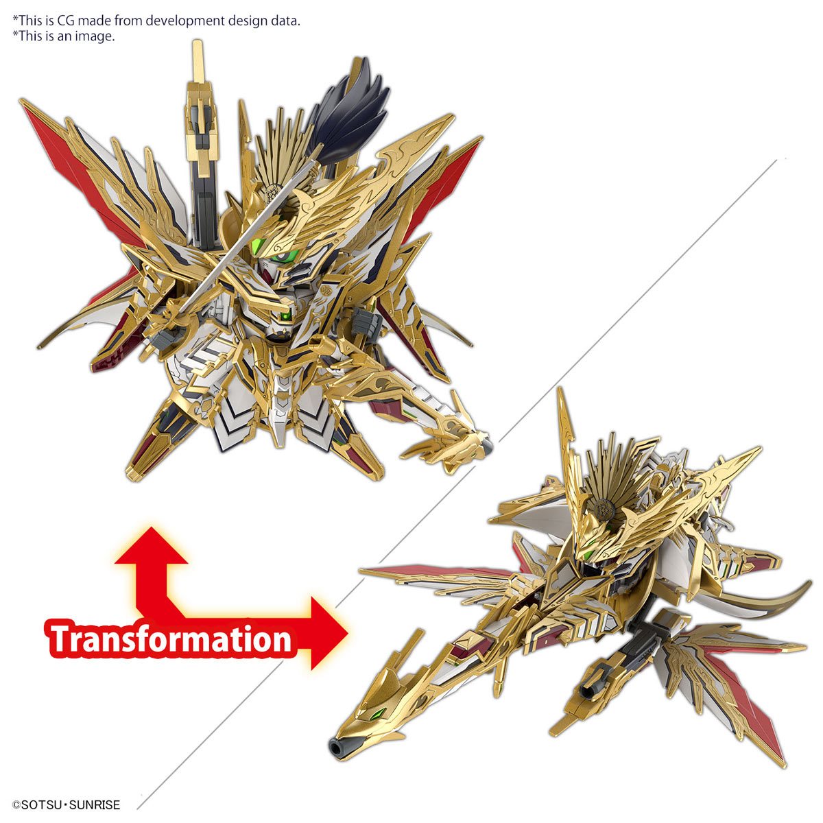 Bandai Hobby Gunpla Model Kit: SD Gundam World Heroes - Tenkamuso Daishogun Kit De Plastico