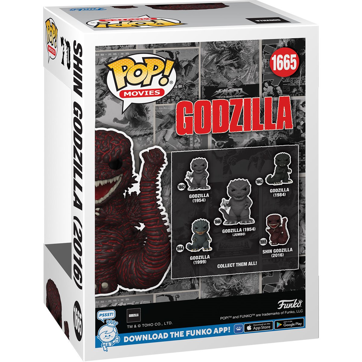 Funko Pop Movies: Godzilla 70 Aniversario - Godzilla 2016