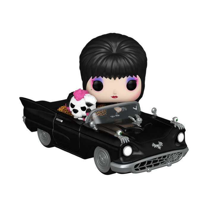 Funko Pop Rides Deluxe: Elvira La Dama De La Oscuridad - Elvira con Macabre Mobile