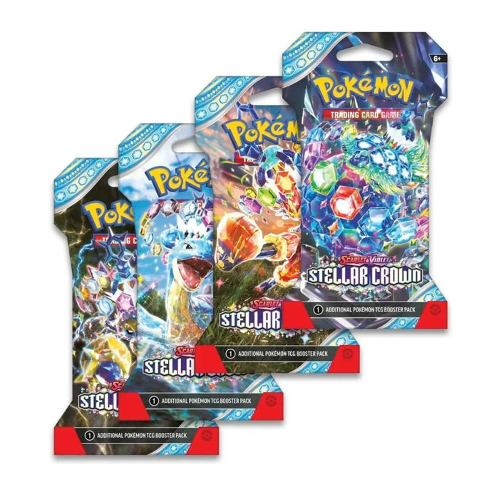 Pokemon TCG Scarlet & Violet: Stellar Crown - Sleeved Booster En Español