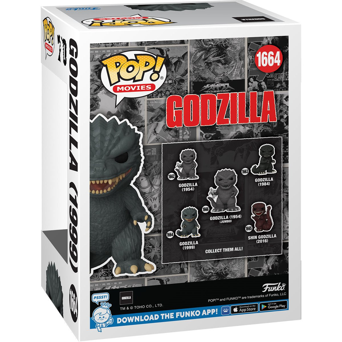 Funko Pop Movies: Godzilla 70 Aniversario - Godzilla 1999