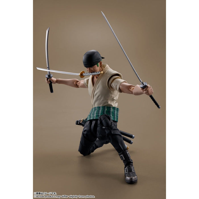 Bandai Tamashii Nations SH Figuarts: One Piece Netflix - Roronoa Zoro Figura De Accion