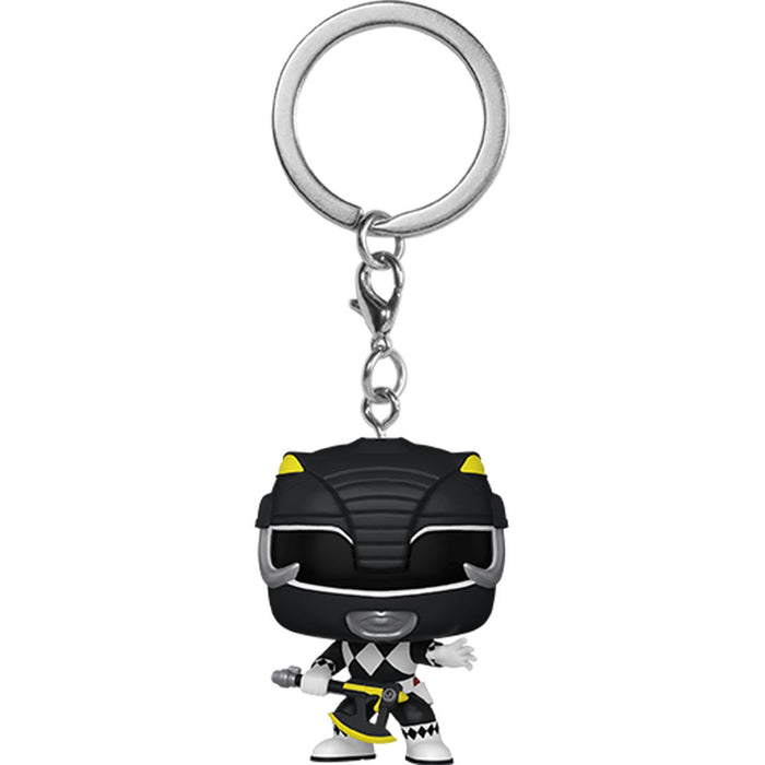 Funko Pop Keychain: Mighty Morphin Power Rangers 30 Aniversario - Black Ranger Llavero