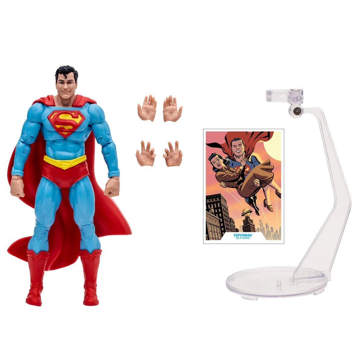 McFarlane Figura de Accion: DC Comics - Superman Classic 7 Pulgadas