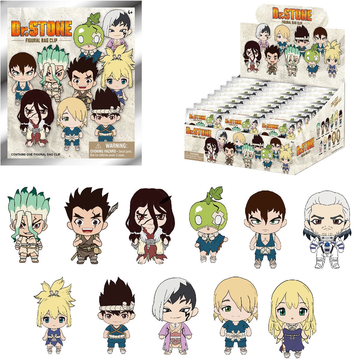 Monogram Llavero 3D para Mochila: Dr Stone - Figura Sorpresa Series 1