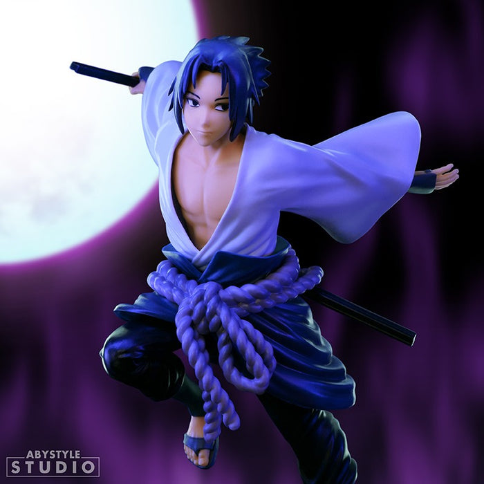 ABYStyle Super Figure Collection: Naruto Shippuden - Sasuke Uchiha Escala 1/10