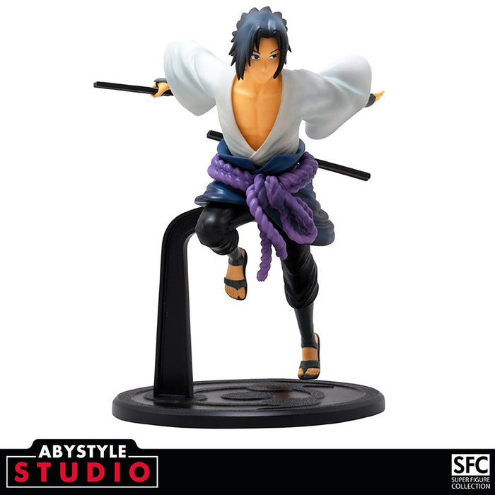 ABYStyle Super Figure Collection: Naruto Shippuden - Sasuke Uchiha Escala 1/10