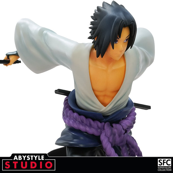 ABYStyle Super Figure Collection: Naruto Shippuden - Sasuke Uchiha Escala 1/10