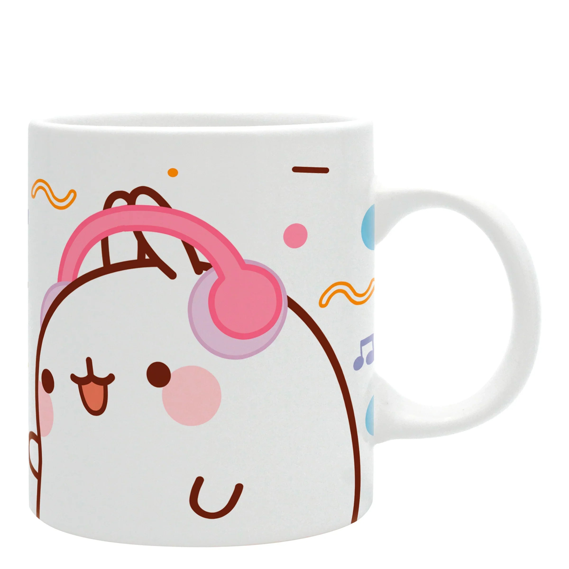 ABYStyle Taza De Ceramica: Molang - Molang y Piu Piu Music 320 ml