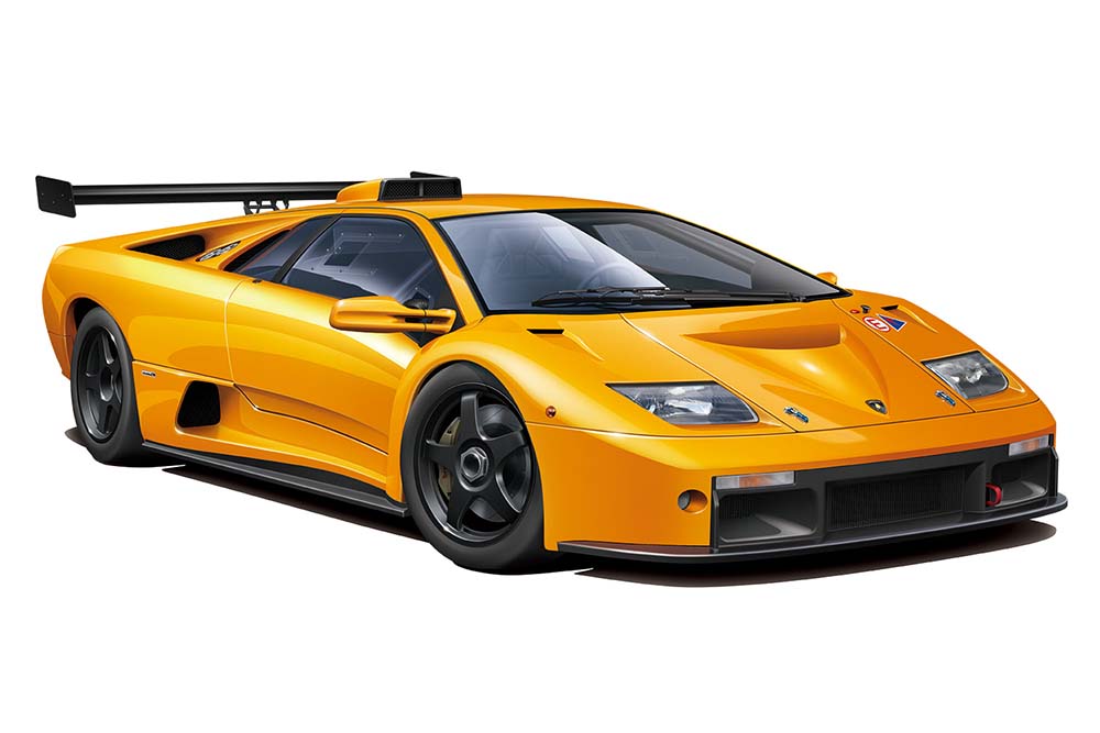 Aoshima Model Kits: The Supercar 20 - Lamborghini Diablo Gtr 99 Escala 1/21