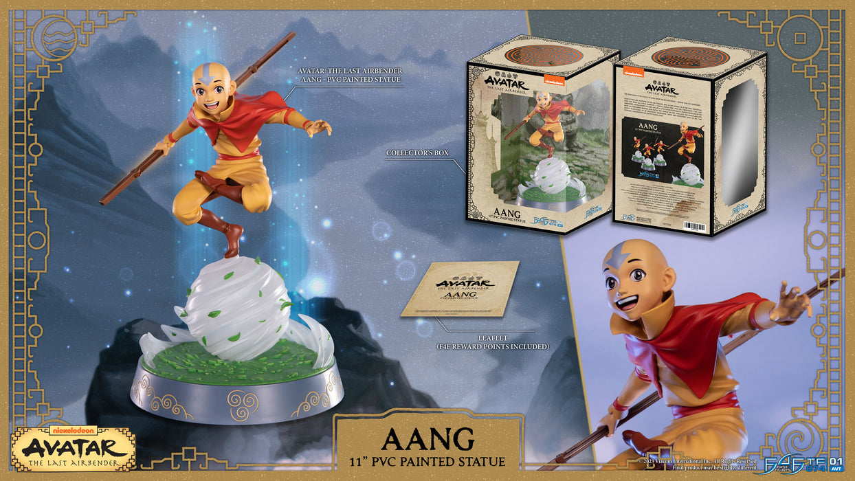 First 4 Figures: Avatar El Ultimo Maestro Del Aire - Aang Edicion Estandar 11 Pulgadas