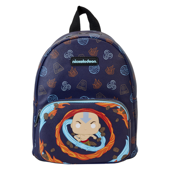 Funko Loungefly: Nickelodeon Avatar - Aang  Estado Avatar  Estampado Mini Mochila