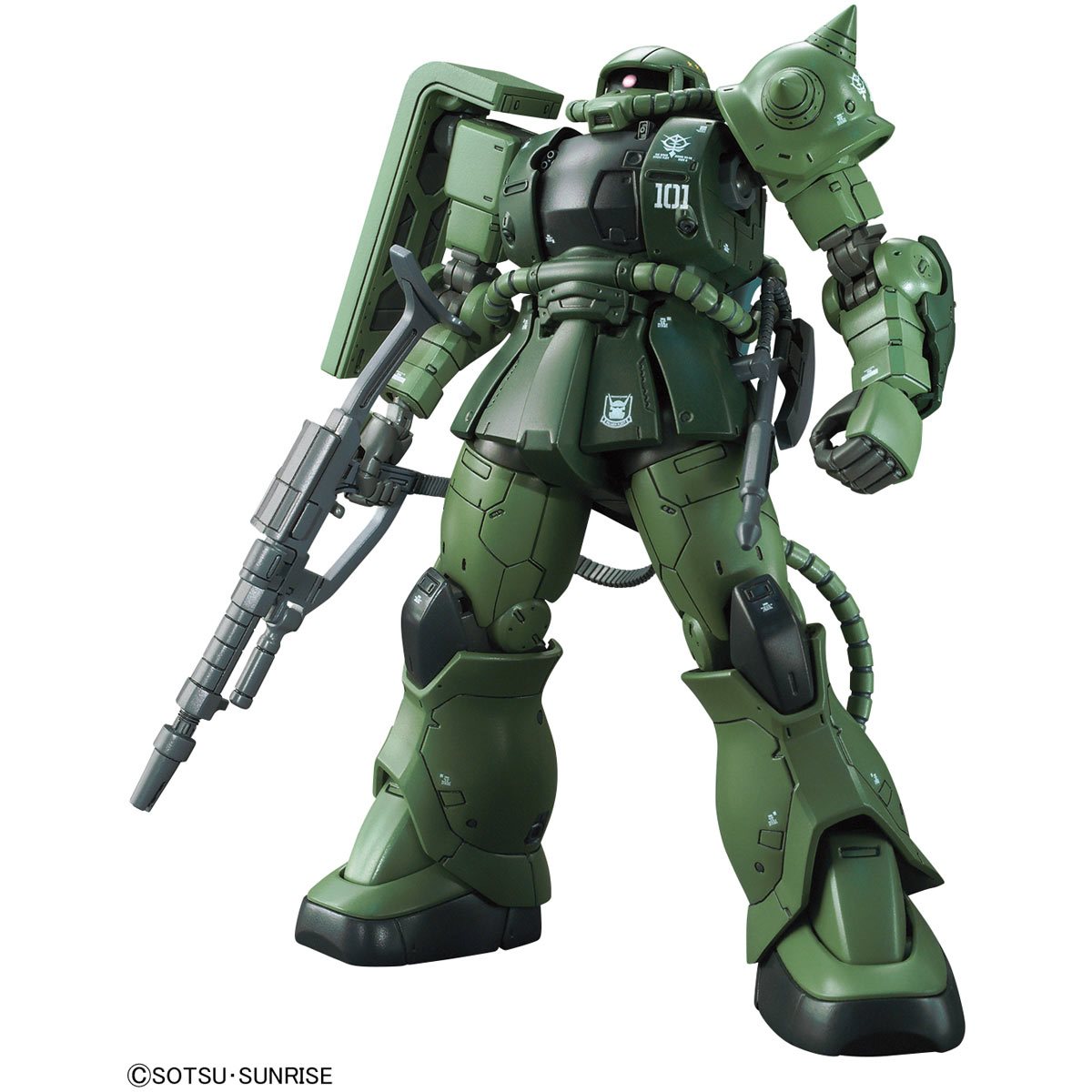 Bandai Hobby Gunpla High Grade Model Kit: Mobile Suit Gundam The Origin - Zaku II Type C-6 R6 Escala 1/144 Kit De Plastico