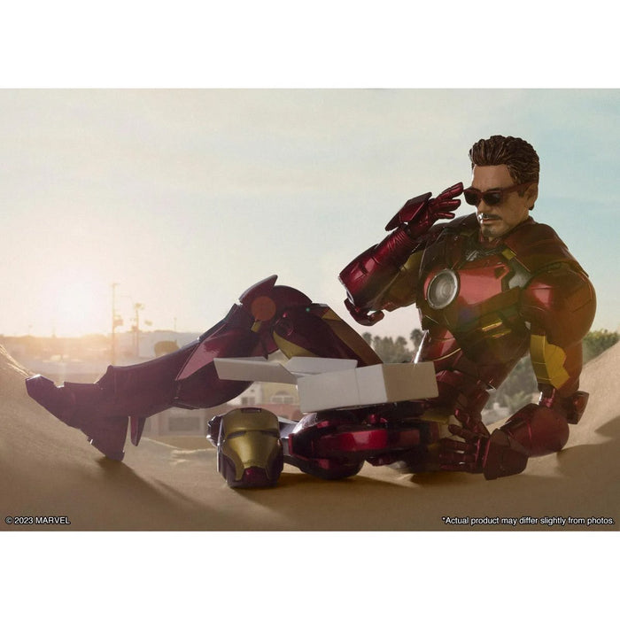 Bandai Tamashii Nations SH Figuarts: Marvel Iron Man 2 - Iron Man Mark IV 15 Aniversario Figura De Accion