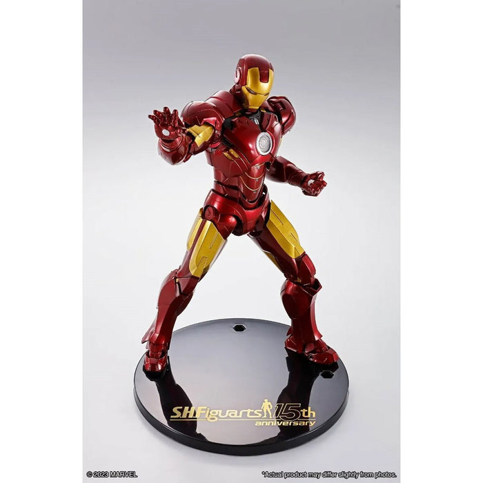 Bandai Tamashii Nations SH Figuarts: Marvel Iron Man 2 - Iron Man Mark IV 15 Aniversario Figura De Accion