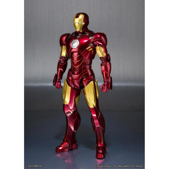 Bandai Tamashii Nations SH Figuarts: Marvel Iron Man 2 - Iron Man Mark IV 15 Aniversario Figura De Accion