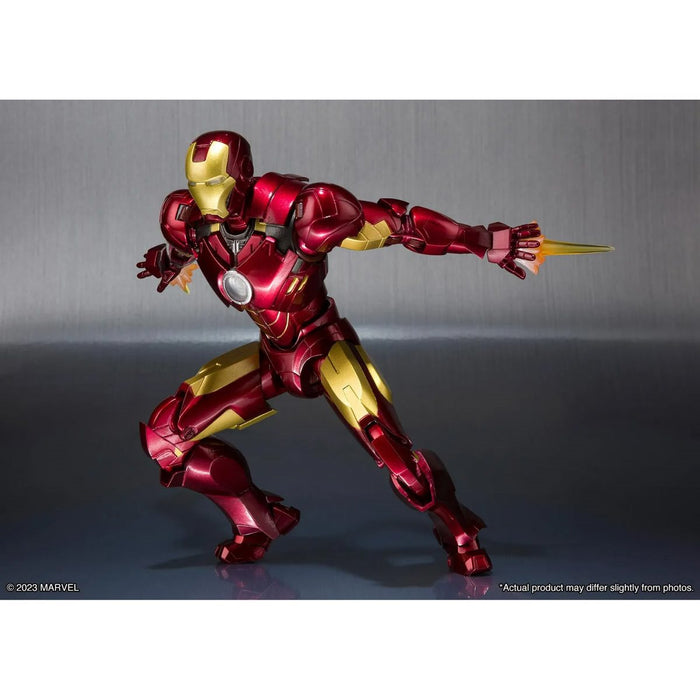 Bandai Tamashii Nations SH Figuarts: Marvel Iron Man 2 - Iron Man Mark IV 15 Aniversario Figura De Accion