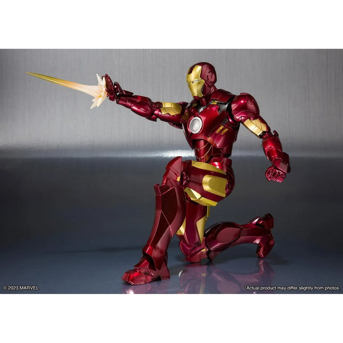 Bandai Tamashii Nations SH Figuarts: Marvel Iron Man 2 - Iron Man Mark IV 15 Aniversario Figura De Accion