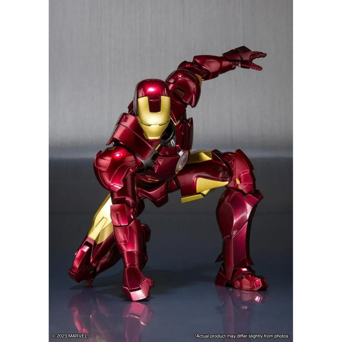 Bandai Tamashii Nations SH Figuarts: Marvel Iron Man 2 - Iron Man Mark IV 15 Aniversario Figura De Accion