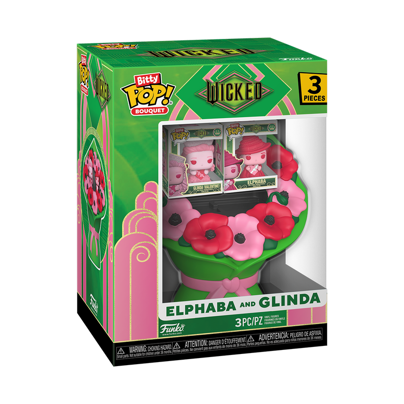 Funko Bitty Pop Bouquet: San Valentin Wicked - Glinda y Elphaba