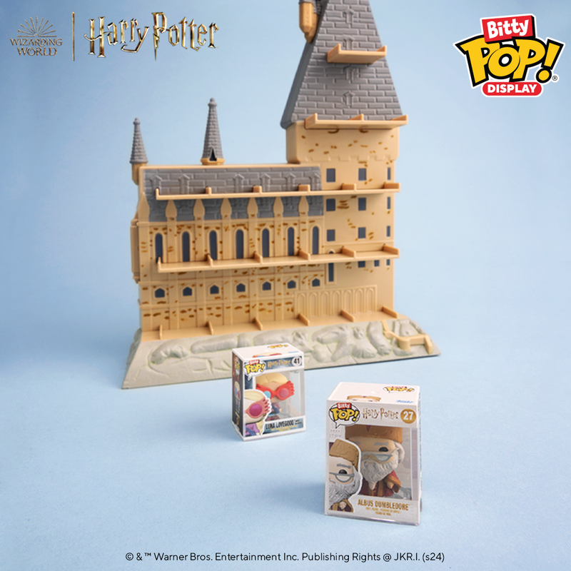 Funko Bitty Pop Display: Harry Potter - Castillo de Hogwarts Coleccionador