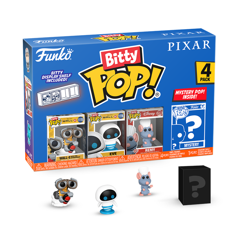 Funko Bitty Pop: Disney Pixar - Wall E 4 Pack