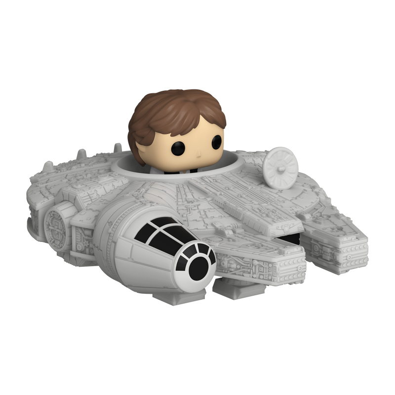 Funko Bitty Pop Ride: Star Wars - Han Solo con Millenium Falcon