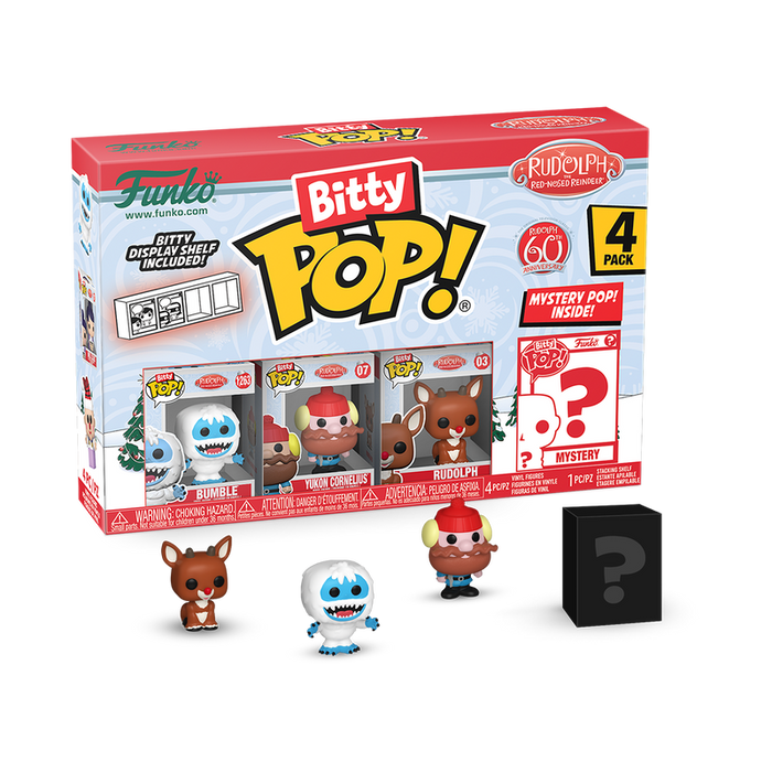 Funko Bitty Pop: Rodolfo El Reno 60 Aniversario - Bumble 4 Pack