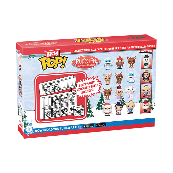 Funko Bitty Pop: Rodolfo El Reno 60 Aniversario - Rodolfo 4 Pack