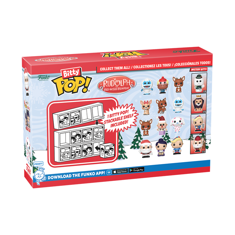 Funko Bitty Pop: Rodolfo El Reno 60 Aniversario - Rodolfo 4 Pack