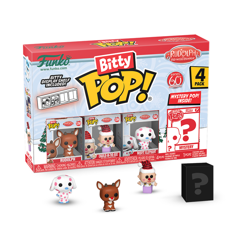 Funko Bitty Pop: Rodolfo El Reno 60 Aniversario - Rodolfo 4 Pack