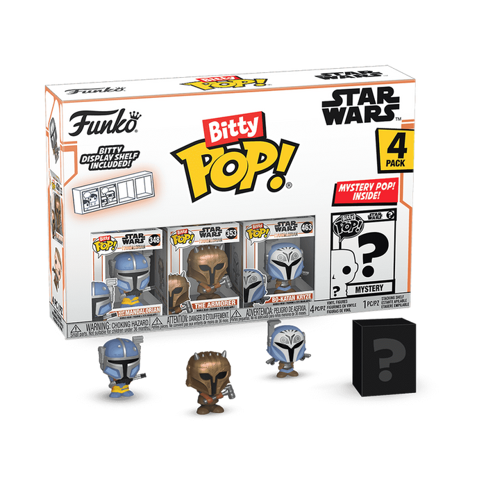 Funko Bitty Pop: The Mandalorian - Paz Vizsla 4 Pack