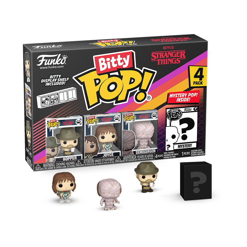 Funko Bitty Pop: Stranger Things - Hopper 4 Pack