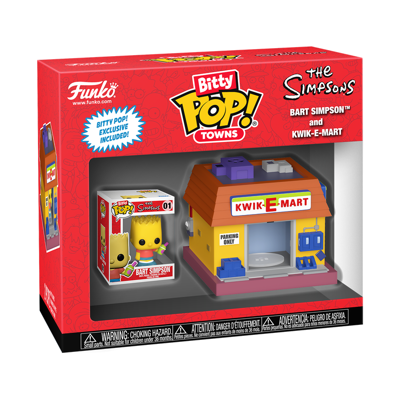 Funko Bitty Pop Town: Los Simpson - Tienda Kwik E Mart