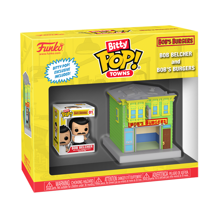 Funko Bitty Pop Town: Bobs Burgers - Restaurante Bobs Burgers