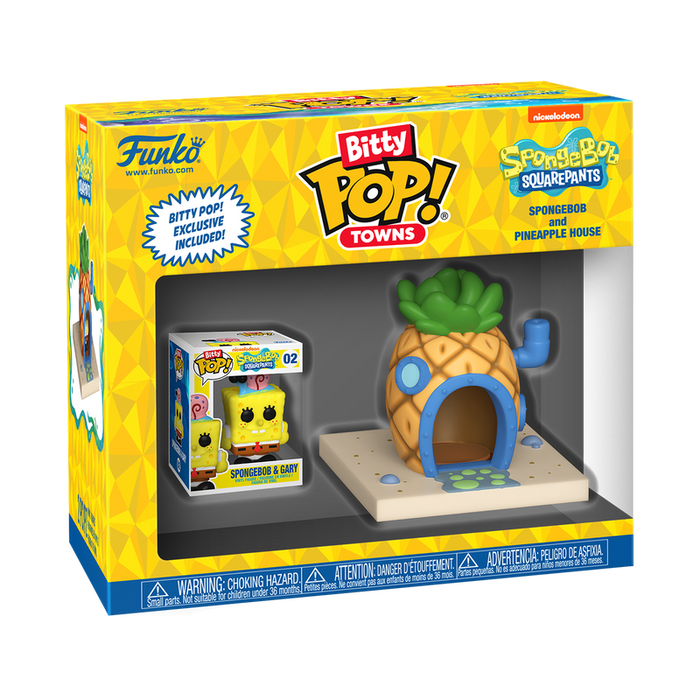 Funko Bitty Pop Town: Bob Esponja - Bob Esponja En Casa