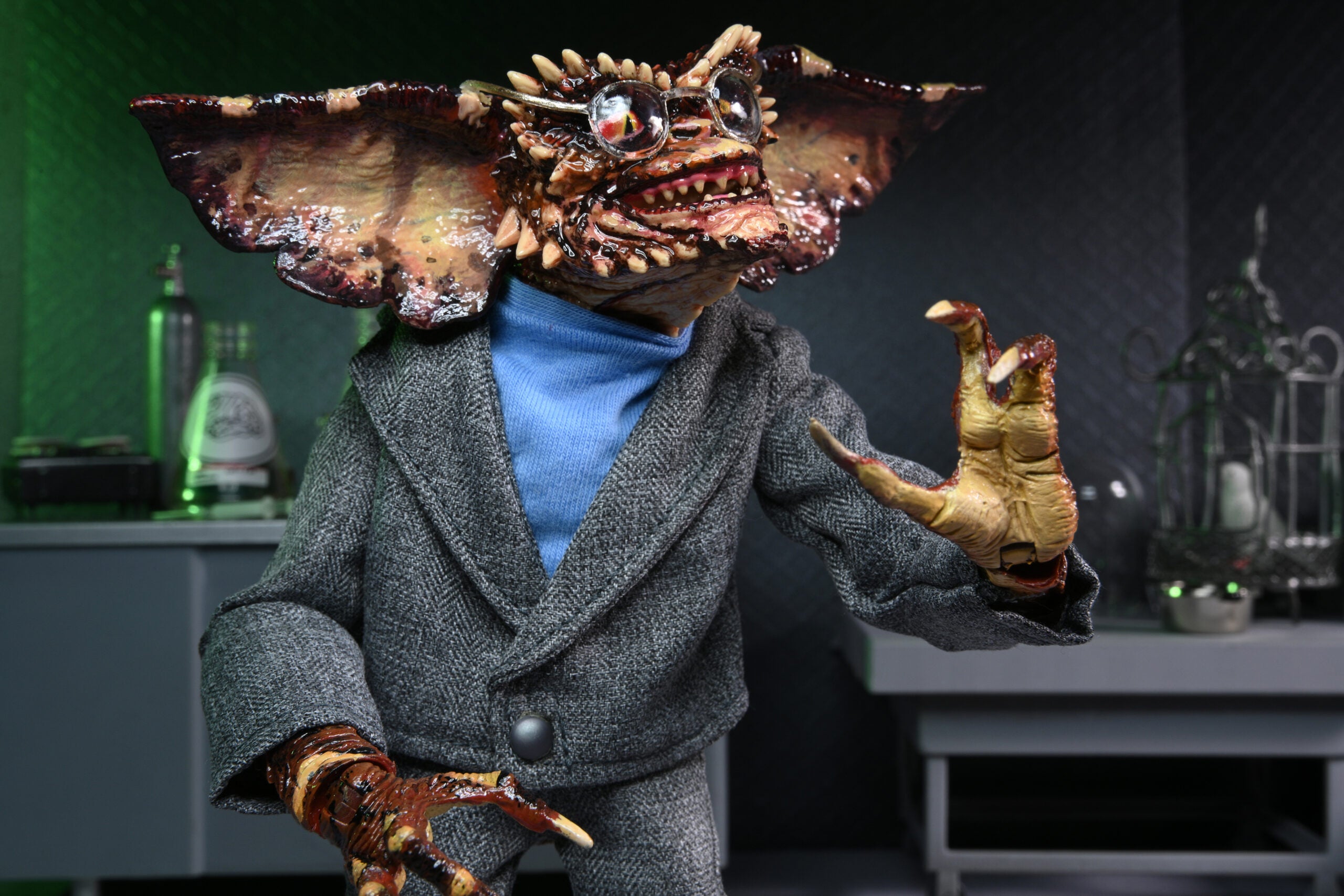 NECA Figura de Accion Ultimate: Gremlins 2 The New Batch - Gremlin Brain 7 Pulgadas