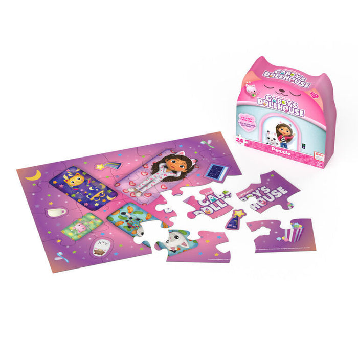 Cardinal: Gabbys Dollhouse Rompecabezas 24 Piezas Sorpresa