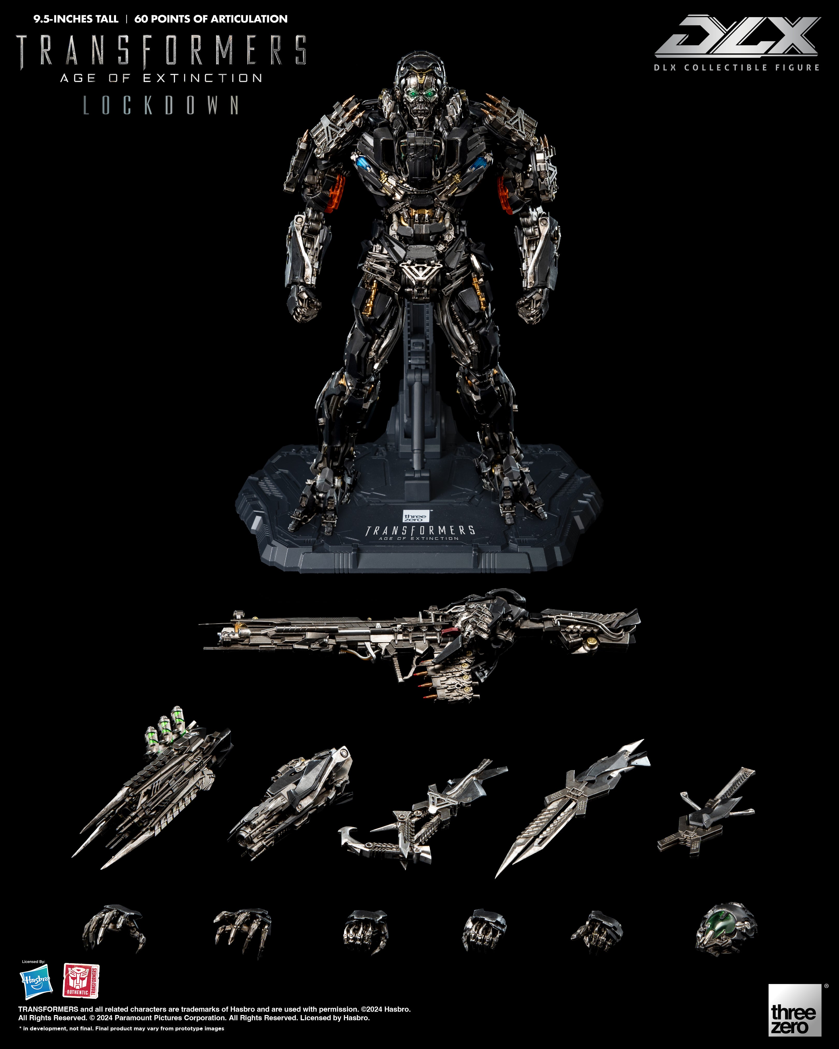 Threezero Dlx Series: Transformers Age Of Extinction - Lockdown