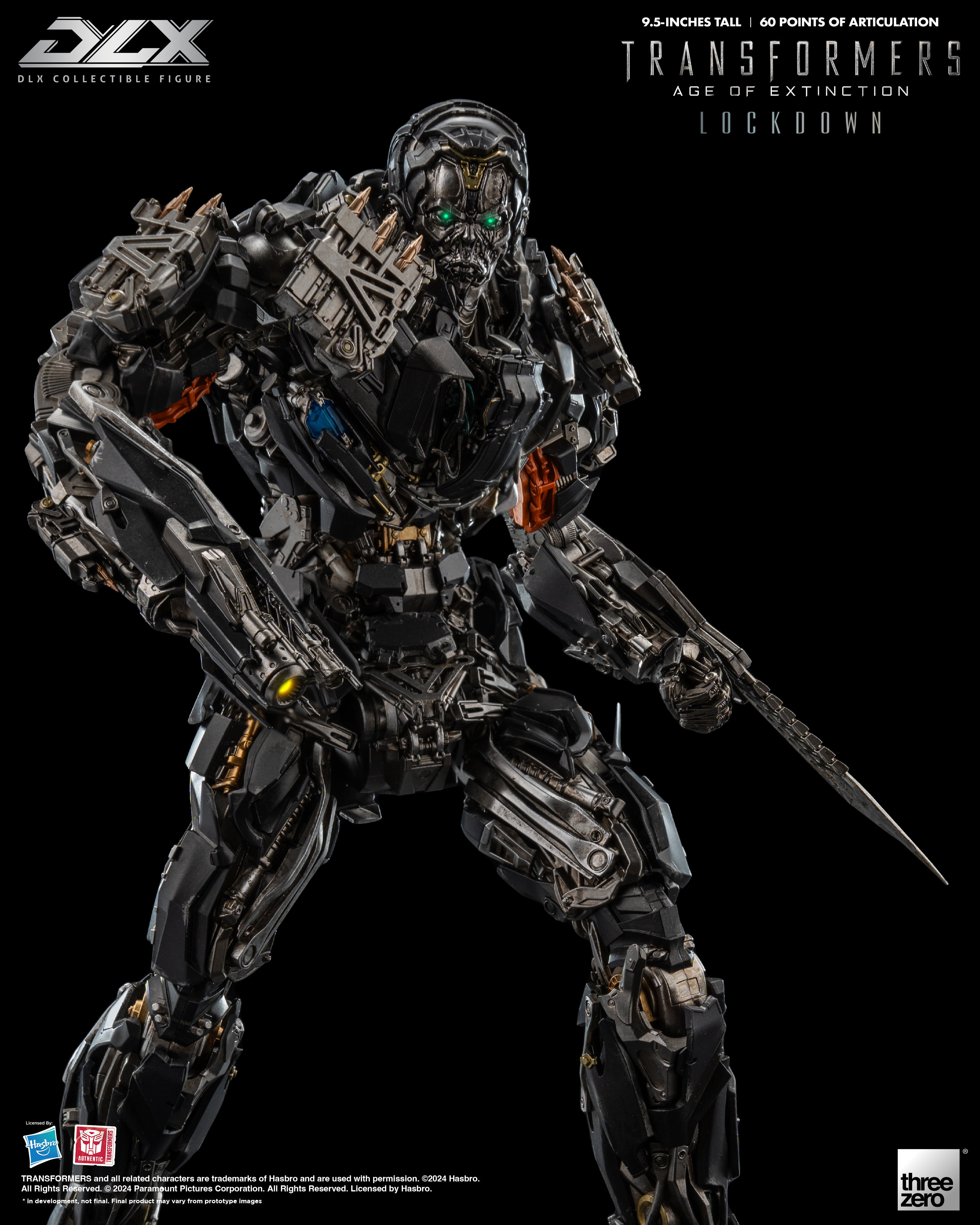 Threezero Dlx Series: Transformers Age Of Extinction - Lockdown