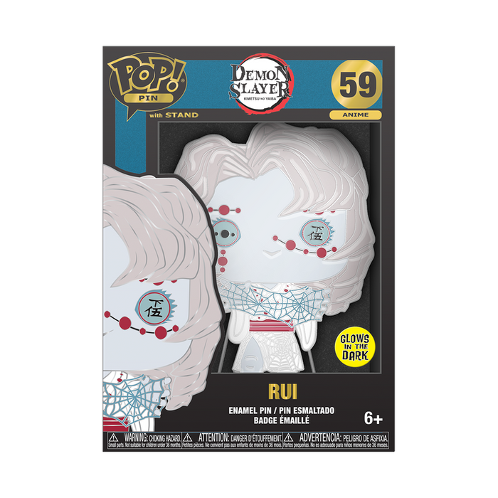 Funko Pop Pin: Demon Slayer - Rui Glow Pin Esmaltado