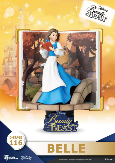 Beast Kingdom Diorama Stage Disney: Story Book Series La Bella y La Bestia - Bella DS116