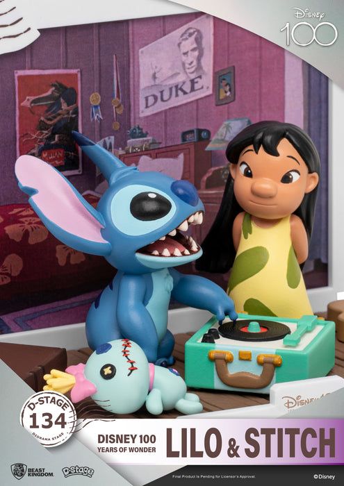 Beast Kingdom Diorama Stage: Disney 100 - Lilo y Stitch DS-134