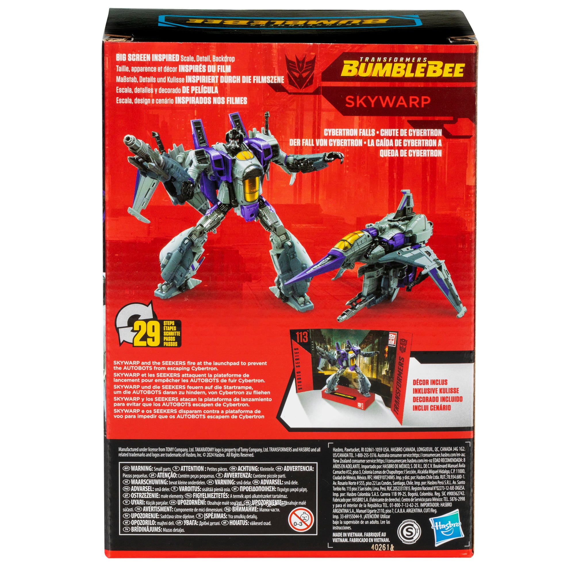 Transformers Studios Series Voyager Class: Bumblebee - Skywarp 110