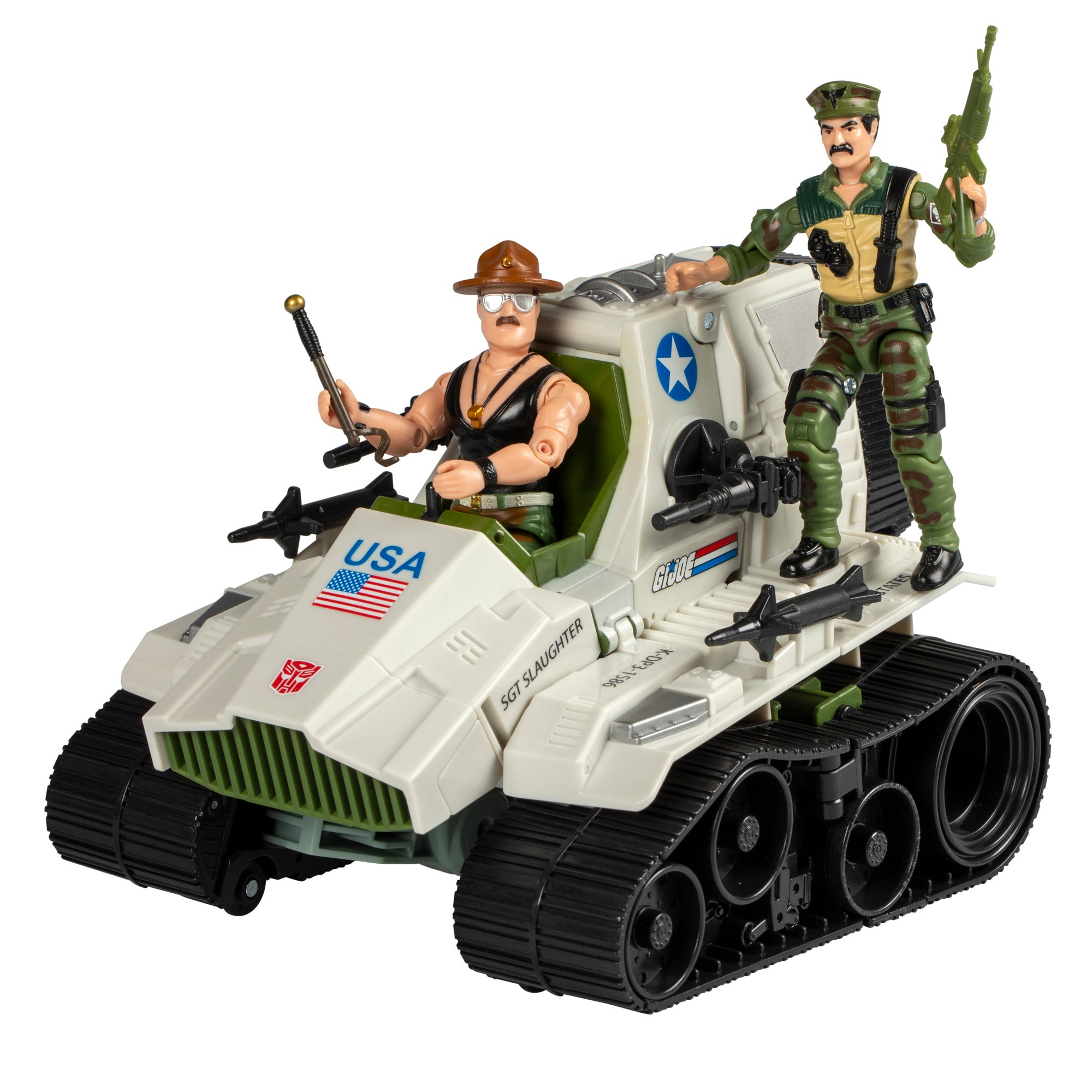 Transformers Collaborative G.I. Joe: Set Autobot Kup Triple T Con Sargento Slaughter Y Leatherneck